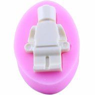 Mujiang Robot Silicone Candy Sugar Gumpaste Clay Fondant Molds Small + Large N10