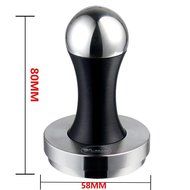 Kteam 58mm Coffee Tamper Stainless Steel Espresso Tamper Flat Base N14