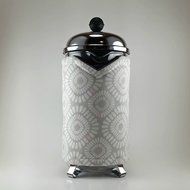 Gray White and Pink Decor, French Press Cozy Cover, 8 cup, Insulated Cafetiere Cosy N3
