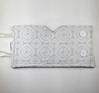 Gray White and Pink Decor, French Press Cozy Cover, 8 cup, Insulated Cafetiere Cosy N5