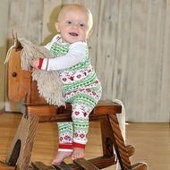 Clothes Set ,BeautyVan Baby Kid Outfit Clothes Christmas Elk Print Blouse T-shirt Top+Long Pants Set (6M, green) N5