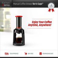 Manual Coffee Brewer for K-Cups®. Brew Coffee Anywhere, Where You Have Hot Water! N5