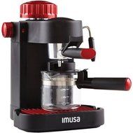 4-Cup Red Espresso/Cappuccino Maker