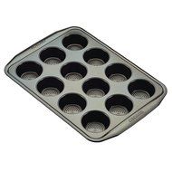 Circulon 12 Cup Symmetry Nonstick Bakeware Muffin Pan, Chocolate N5