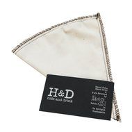 Cotton Coffee Sock for Chemex Reusable Coffee Filters (3-Pack) Handmade by Hide & Drink