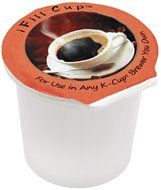 iFill K-Cup Filters Disposable Reusable Coffee Filter for Keurig Coffee Machine (100% Recyclable) - Fill up to... N18