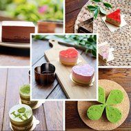 VANKER Stainless Steel Cake Mousse Mould Cake Baking Cake Decor Mold Ring(flag) N8