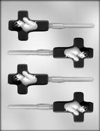 CK Products Cross/Boy Sucker Choc Mold