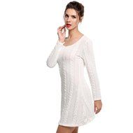 Mini Dress,Morecome Women Ladies Long Sleeve Slim Casual Knitted Sweater N12