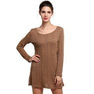 Mini Dress,Morecome Women Ladies Long Sleeve Slim Casual Knitted Sweater N15