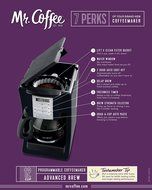 Mr. Coffee SJX23 12-Cup Programmable Coffeemaker, Black N3