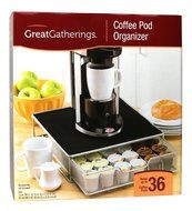 Estilo Coffee Pod Drawer Organizer Holds up to 36 K-cups N6
