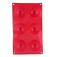 Y&XL&H 1pc 6 Half Ball Round Chocolate Cake Candy Soap Mold Flexible Silicone Mould Popular New N4