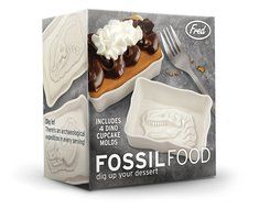 Fred & Friends FOSSIL FOOD Dinosaur Baking Cups, Set of 4 N9