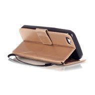 iPhone 5C Case, iPhone 5C Wallet Case,PHEZEN Four Leaf Clover Flower Design PU Leather Wallet Case Stand Flip... N45