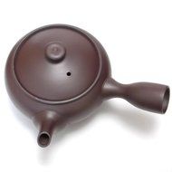 E408 purple mud Yokkaichi Banko teapot (japan import) N4