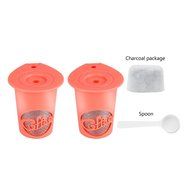 Nicelucky K Carafe Reusable Coffee Filter and Refillable K Cup for Keurig K300/K400/K500 Brewers (2 Pack ) N6