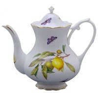 Lemon Design Porcelain 4 Cup Teapot