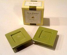 Tea Forte Ceramic Tea Trays for Silken Tea Infusers (Set of 2)
