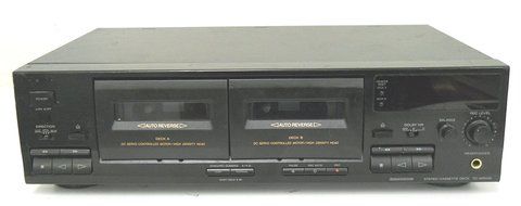 Sony TC-WR445 Dual Stereo Cassette Deck Auto Reverse DC Servo Controlled Motor High Density Head N2