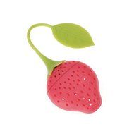 SODIAL(R) Strawberry Design Silicone Tea Infuser Strainer - Red and Green / Suitable for Use in Teapot, Teacup... N6
