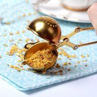 Creativity Gold Stainless Steel Quality Tea Infuser Clip - Star / Moon / Sun / Shell / Teapot N4