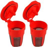 K Carafe Compatible Reusable Filter Cup Carafe K-Cup for Keurig 2.0 K200, K300, K400, K500 Series N7