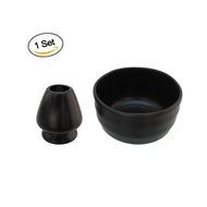 BambooMN Brand - Matcha Bowl Set (Includes Bowl & Rest) 1 Set White N12