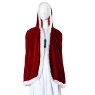 Cloak Costume ,BeautyVan women Fashion Deluxe Red Velvet Christmas Hooded Cape Cloak Costume N5