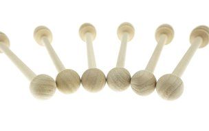 Bilipala Honey Dipper, Honey Spoon, Kitchen Gadgets, Wooden, 6 Inch, Pack of 6 N4