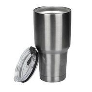 Morecome Spill And Splash Resistant Lid With Slider Closure For 30 Oz (Black) N10