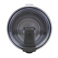 Morecome Spill And Splash Resistant Lid With Slider Closure For 30 Oz (Black) N11