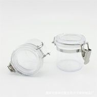 Bestwoo Plastic Tea Tin Coffee & Spice Storage Canisters with Latch,Set of 3,200ML N5