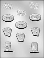 CK Products Assorted Gambling Devices Chocolate Mold