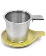 Hook Handle Tea Infuser and Dish Set (Turquoise) N2