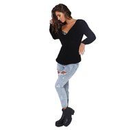 Loose Sweater,Morecome Women Long Sleeve Pullover Jumper Tops Knitwear (XL, Beige) N10