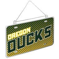 NCAA Oregon Ducks ORNAMENT STOCKING KNIT Metal License Plate Christmas Ornament Foam Ugly Sweater Bundle 3 Pack... N2