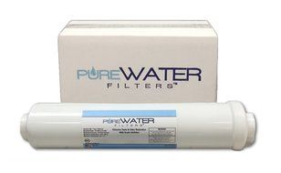 Inline Water Filter (with 1/4" Quick-Connects) - For Refrigerators, Ice Makers, Coffee Makers, Water Fountains... N2