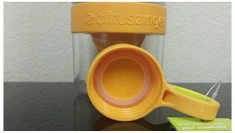 Anything Citrus Zinger Juicer Infuser,Orange BPA-Free Water Bottle N5