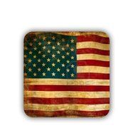 Generic Mdf Material Cute Design With American Flag Coaster N3