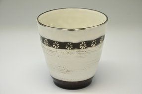 Suzuki-Touen Genuine Mino ware Mizuwari Cup 240cc 9.5 / 9.5 / 9.5cm (3.7 / 3.7 / 3.7inch)[10007] N3