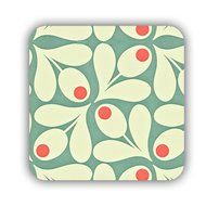 Generic Cup Coaster Mdf The One Printing Orla Kiely N3