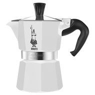 Bialetti: Moka Express 3-Cups WHITE lacquered [ Italian Import ]