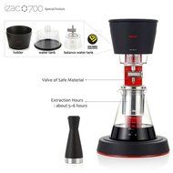 KINZ Dutch Coffee Maker Drip Coffee Cold Brew No Electricity IZAC700 Black N5