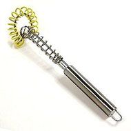 8" Stainless Steel Mini Saucinator Whisk with Silicone Coil Heat Resistant 480 F N2