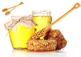 Honey Land Set of 2 Wooden Honey Dipper Stick, Heart-Shaped Handle, 4 Inch Dispenser, Drip and Drizzle, 100% Natural... N7