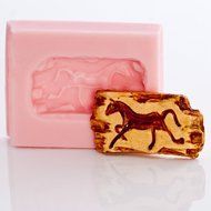 Horse Silicone Mold Make Your Own Western Chocolate, Fondant, Candy, Mints, Resin, Clay, Flexible and Easy to... N4