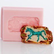 Horse Silicone Mold Make Your Own Western Chocolate, Fondant, Candy, Mints, Resin, Clay, Flexible and Easy to... N5