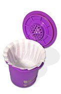 Ekobrew Universal Optional Paper Filters for Refillable K-cups for Keurig Brewers, 300 Count N2
