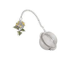 Ganz Sunflower Charming Tea Infuser with Enameling